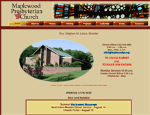 Tablet Screenshot of maplewoodpc.org